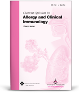 Current Opinion in Allergy and Clinical Immunology