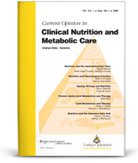 Current Opinion in Clinical Nutrition and Metabolic Care