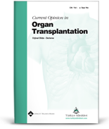 Current Opinion in Organ Transplantation