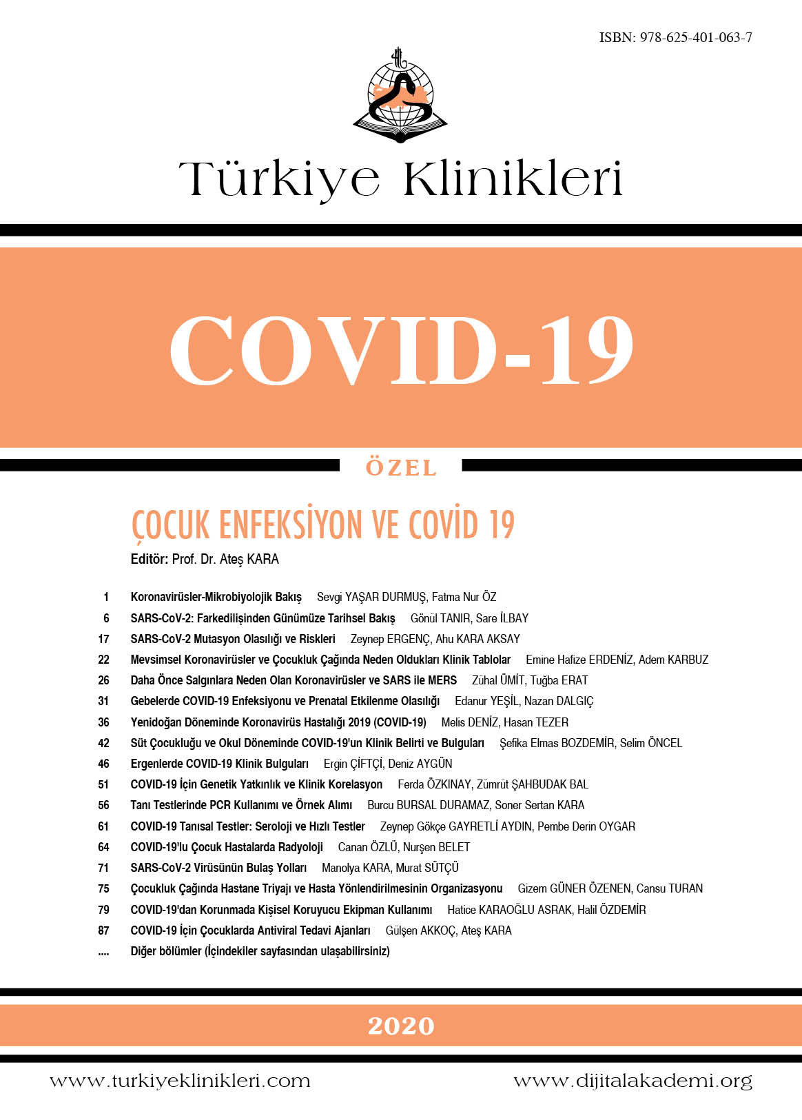 Cocuk Enfeksiyon Ve Covid 19 2020 Dergiler Turkiye Klinikleri